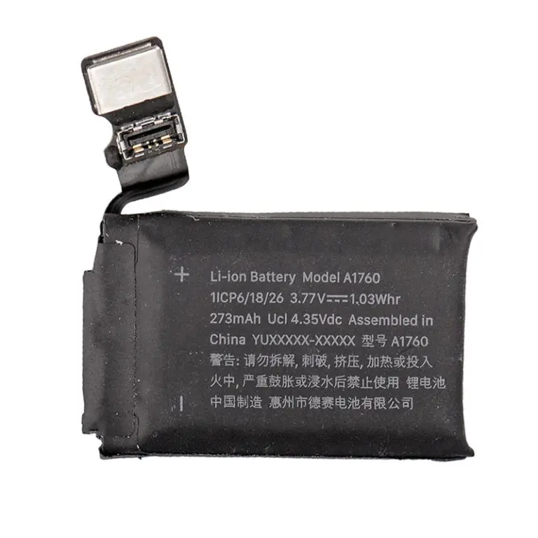 

100% Original Battery For Apple Watch Series 2 S2 Battery A1760 A1761 334mAh Real Capacity For Apple Watch 2 Battery Replacement