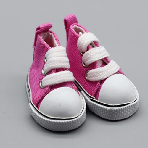 5 см парусиновая обувь для 1/6 BJD кукольная модная мини обувь кукольная обувь для России DIY кукла ручной работы аксессуары - Цвет: Серый
