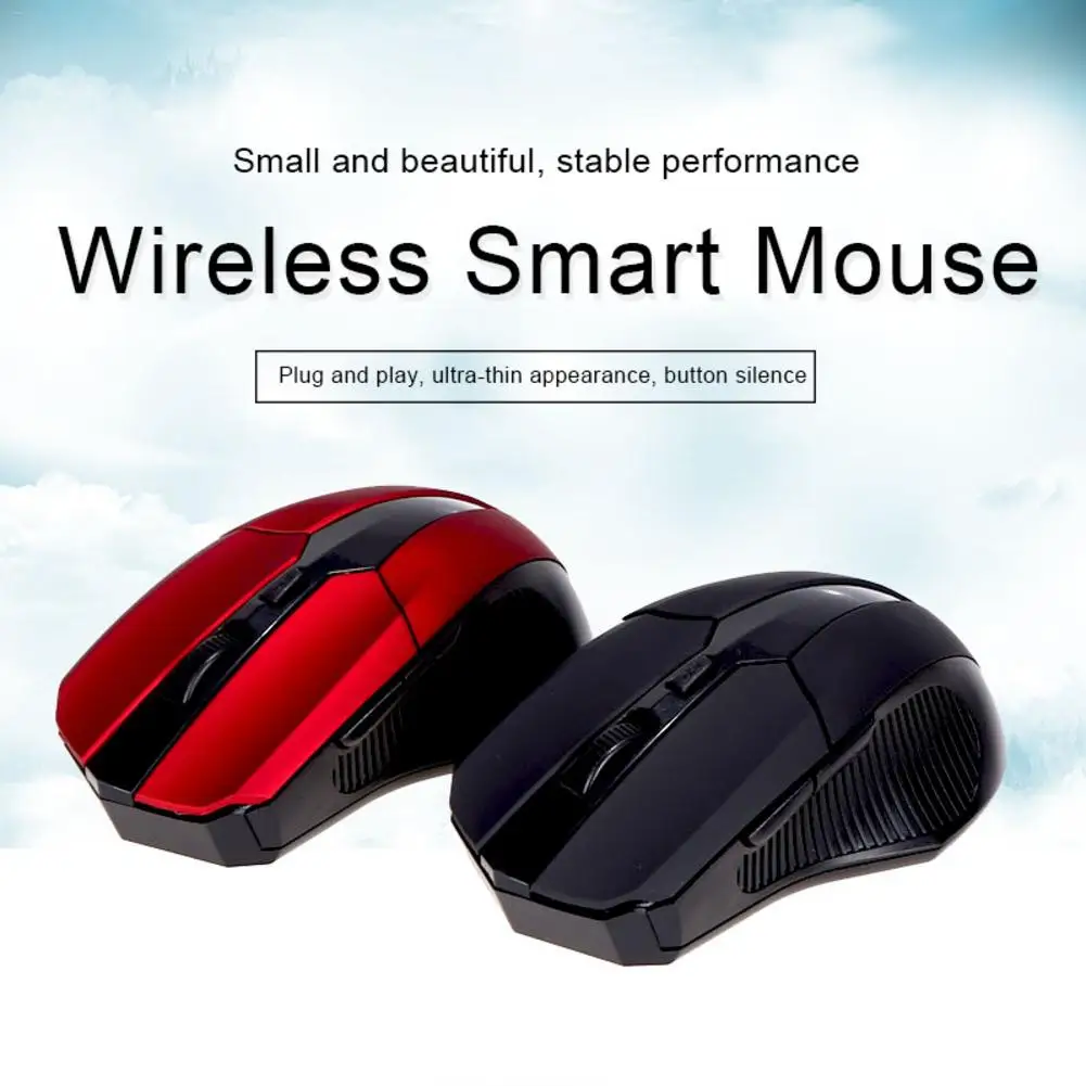 

Wireless Mouse Silent Computer Mouse 2.4Ghz 1600 DPI Ergonomic Mause Noiseless USB PC Mice Mute Wireless Mice For Laptop Desktop