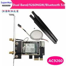 Двухдиапазонная Беспроводная AC 9260 9260NGW Wifi карта/NGFF M2/2,4G/5 Ghz Wlan Bluetooth 5,0