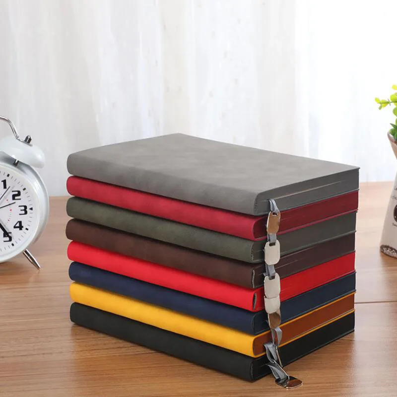 

A5 business notebook stationery retro soft sheepskin notepad learning to thicken the diary book customized logo