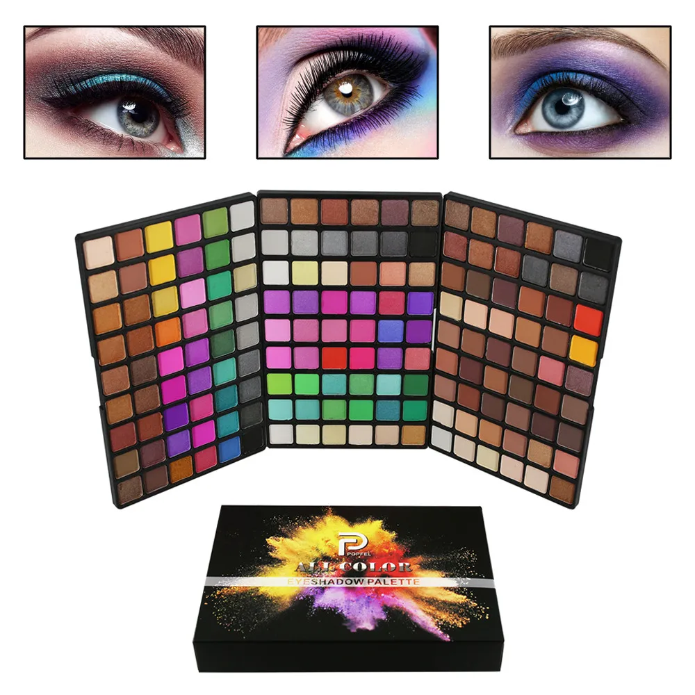 

Beauty 162 Colors Cosmetic Powder Makeup Eyeshadow Palette Makeup Set Matt Available Make up Palette
