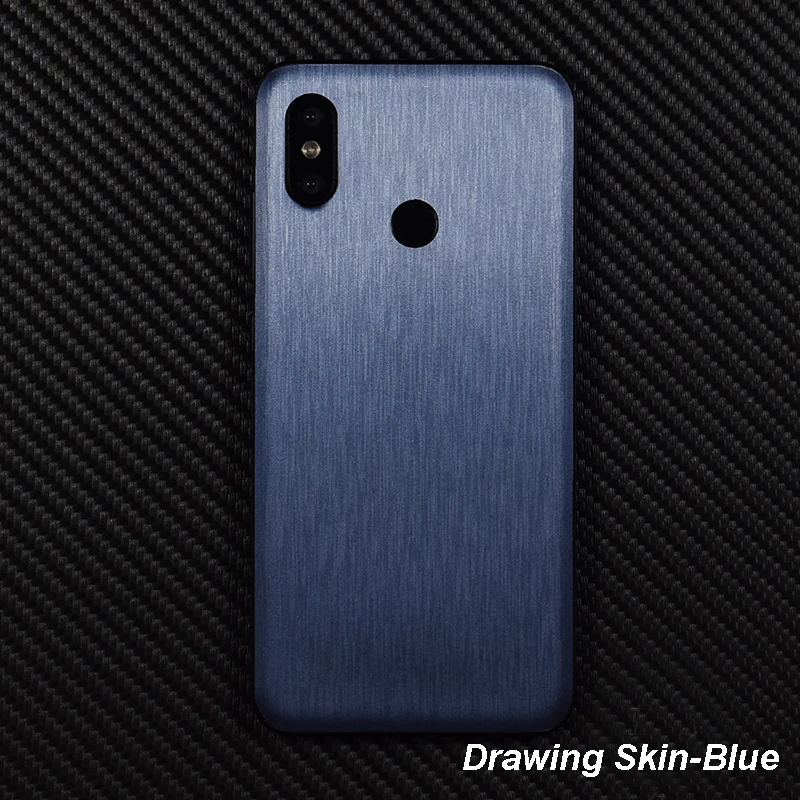 3D Carbon Fiber  Leather Wood Skins Protective Phone Back Cover Stiker For Xiaomi Mi8 SE Redmi 6 Pro 5 Plus Note 5 5A Sticker (11)