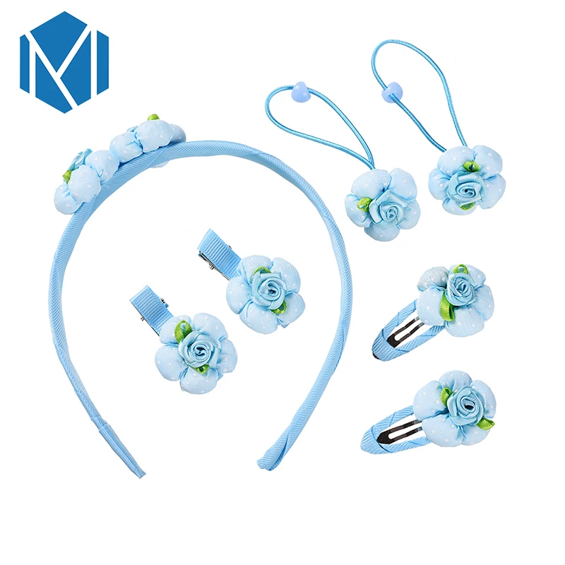 M MISM/1 комплект = 7 шт. аксессуаров для волос с цветком детей модная заколка