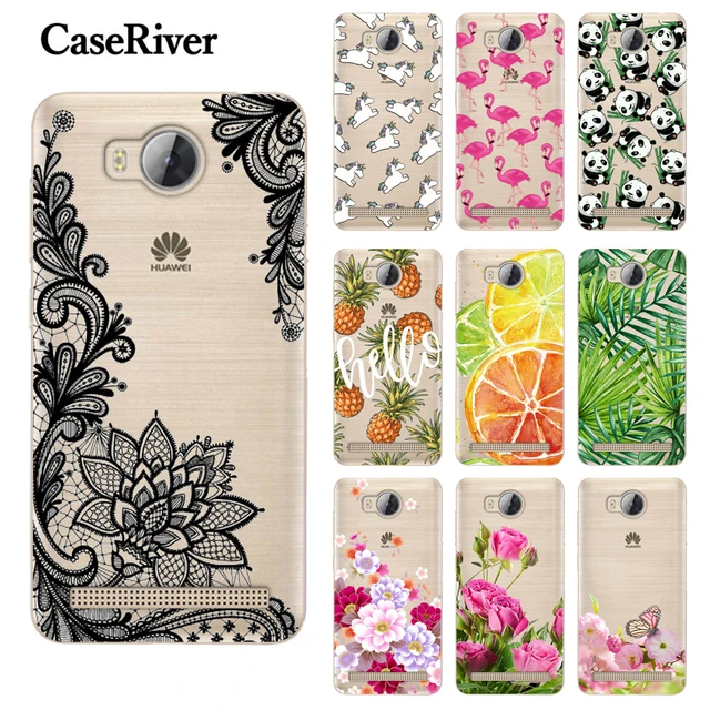 Special Offers CaseRiver Soft Silicone TPU Huawei Y3 II Case Cover Fashion Patterns Back Protective Phone Huawei Y3 II Y3 2 Y3II Lua-L21 Case 