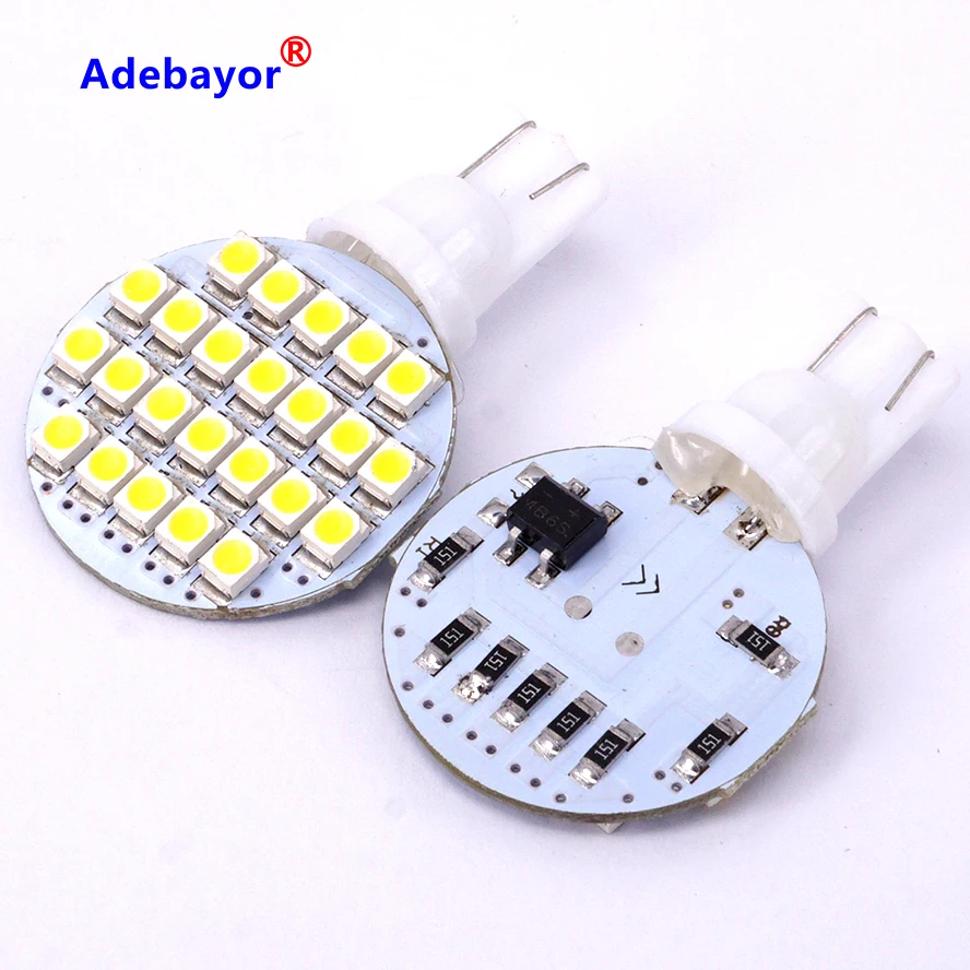 10 шт. T10 194 921 автомобильный Стайлинг W5W 24 1210 SMD СВЕТОДИОДНЫЙ RV 12 В стояночный