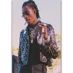 Новый Young Thug безопасный пользовательский рэп хип хоп-шелк арт постер настенный Sicker украшения подарок