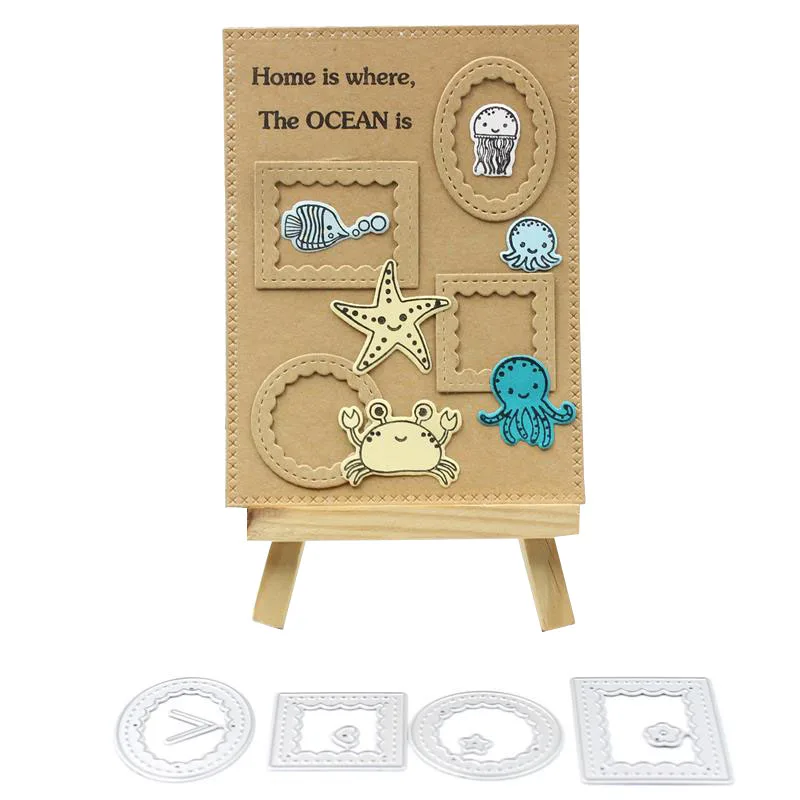 

YPP CRAFT Cute Photo Frames Metal Cutting Dies Stencils for DIY Scrapbooking/photo album Decorative Embossing DIY Paper Cards
