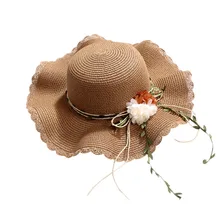 Ручная работа, Женская Сексуальная Пляжная однотонная шляпа, складная Солнцезащитная Красивая пляжная шляпа, Летние виды спорта на открытом воздухе, пляжная шляпа для девочек 40J5