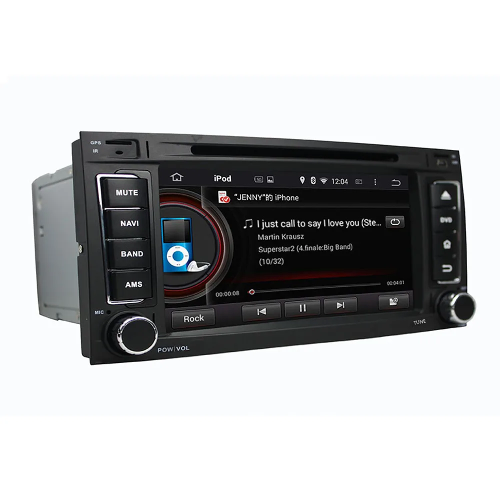 Clearance KLYDE 2 Din 7" Android 8.1 Car Radio For Volkswagen TOUAREG 2002-2010 MULTIVAN 2008-2012 Multimedia Player Car Audio Stereo DVD 2