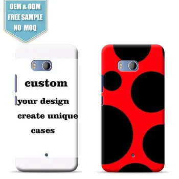 

Black Circle Personalized Custom Photo Phone Case for HTC U11/U11Lite For HTC Series Full Wrap Printing Cases Drop ship support