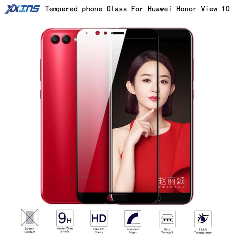Full cover Tempered Glass For Huawei Honor View 10 V 10