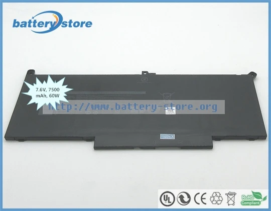 Аккумулятор 7 6 В 7500 мА · ч 60 Вт 451-BBYE 453-BBCF для DELL Latitude 13 7380 7390 14 7480 7490 | Компьютеры и