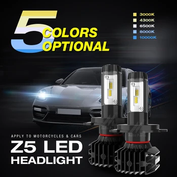 

Car Light Led H4 H7 H11 H1 H3 HB3 HB4 Headlight Bulb H13 9004 9005 9006 9007 12V 9000lm 3000K 4300K 6500k 8000K 10000K Auto Lamp