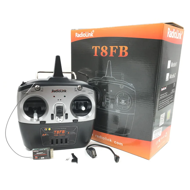 Пульт дистанционного управления RadioLink T8FB 2 4 ГГц 8 каналов|rc transmitter controller|remote control