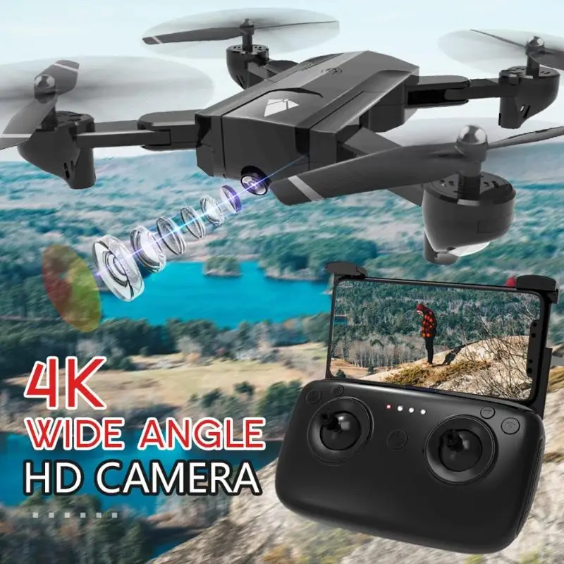 

SG900 RC Drone With 4K HD Camera FPV WiFi Optical Flow GPS Quadcopter Helicopter Auto Return Follow Me mode Dron Video Aircraft