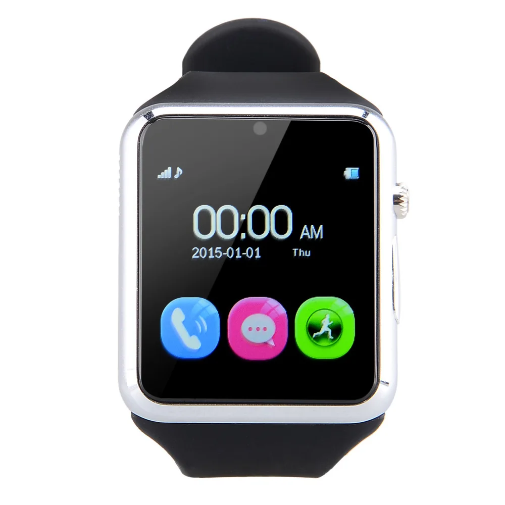

S79 Fashion GSM Bluetooth Smartwatch with FM Radio Camera Pedometer for ISO Android Phone Support SIM TF Heart rate detection
