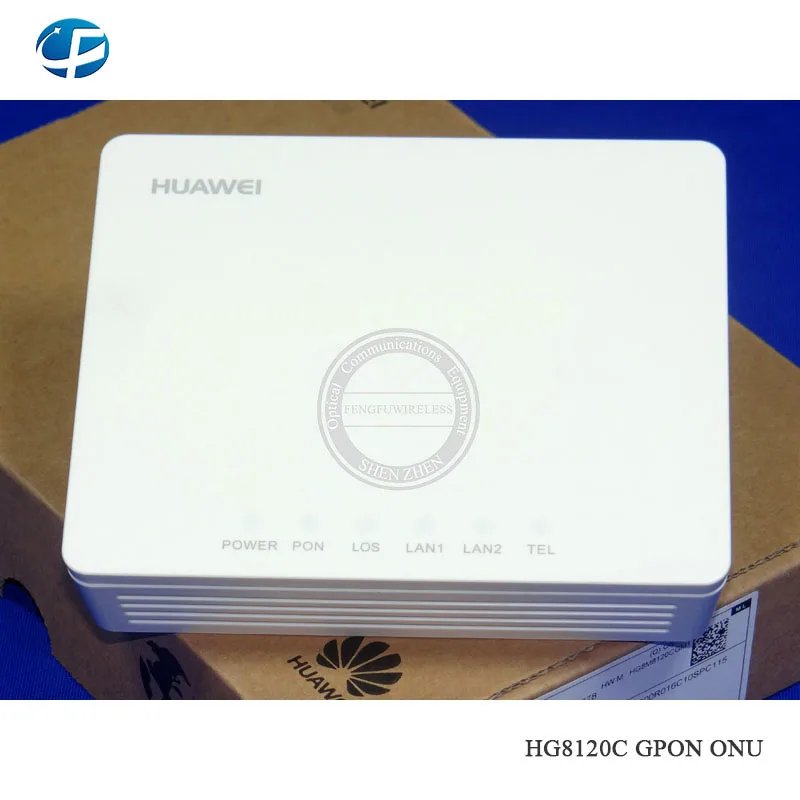 50 шт. Новый Hua wei HG8120C 1GE + 1FE 1 порт FTTH GPON ONU волоконный модем Viop TEL