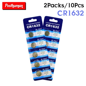 

10pcs CR1632 Liion Cell 3V Lithium Battery Button Coin Cell 1632 KCR1632 LM1632 BR1632 ECR1632 DL1632 KL1632 L1632 KECR1632