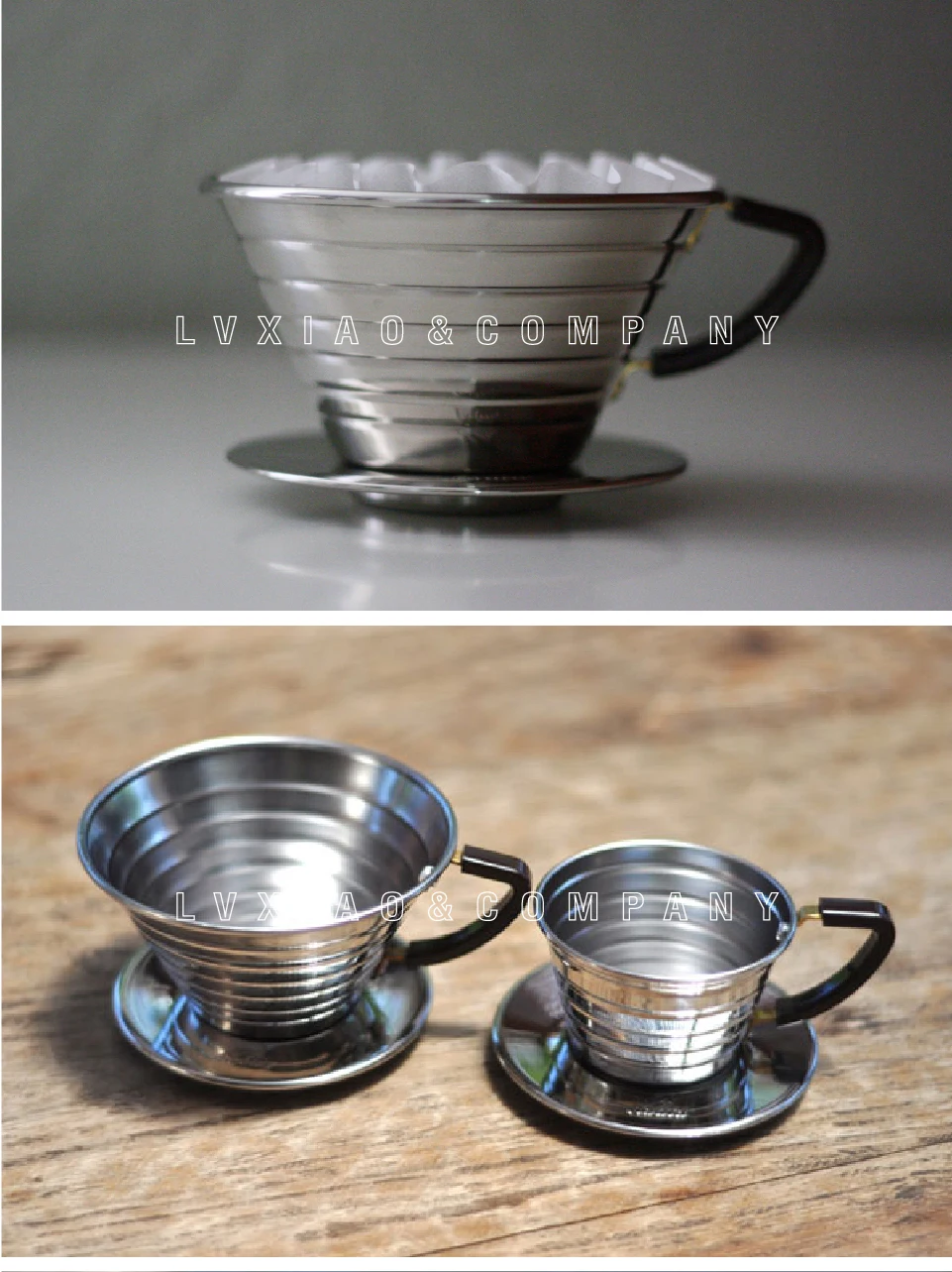 1-2/2-4 чашки нержавеющая капельница Калита ручные фильтры для кофе