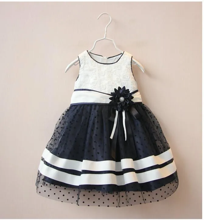 

summer Baby Girls Dress Princess Lace ball gown kids clothes wedding party children clothing boutiques Y30969248