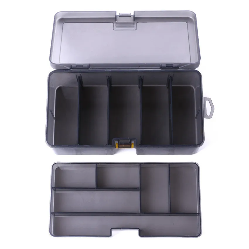 

Double Layer Fishing Lures Boxes Bait Hooks Tackle Waterproof Storage Boxes Case Clear Durable Fishing Accessories 4a