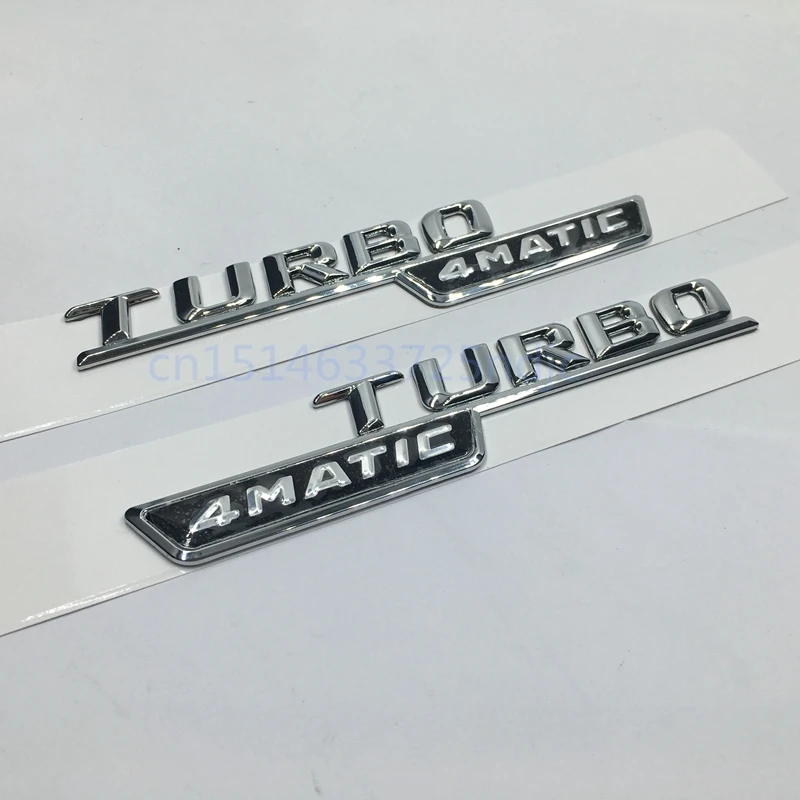 Набор из 2 предметов для Mercedes Benz AMG ML GLk TURBO 4matic эмблема значок наклейка на багажник