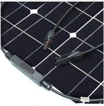

JingyangSolar 200w flexible solar panel 2x100w Monocrystalline for 12v battery/home/RV/car/boat