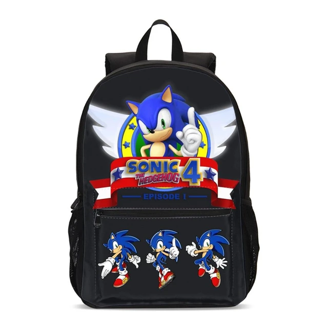 Mochila escolar con estampado de Sonic para niños y adolescentes, morral  escolar grande con diseño de dibujos animados, ideal para regalo|Mochilas|  - AliExpress