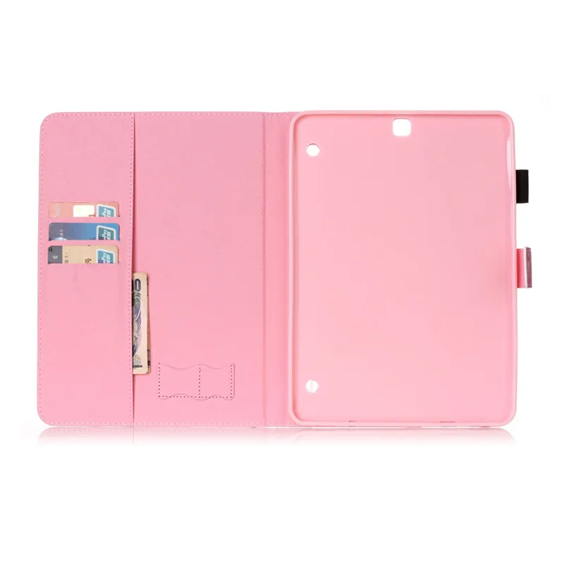 For Samsung Galaxy Tab S2 9.7'' T815SM -T810 Case Cover Stylus Holder Wallet Flip Smart PU Leather Smart Card Slots Tablet Case (15)
