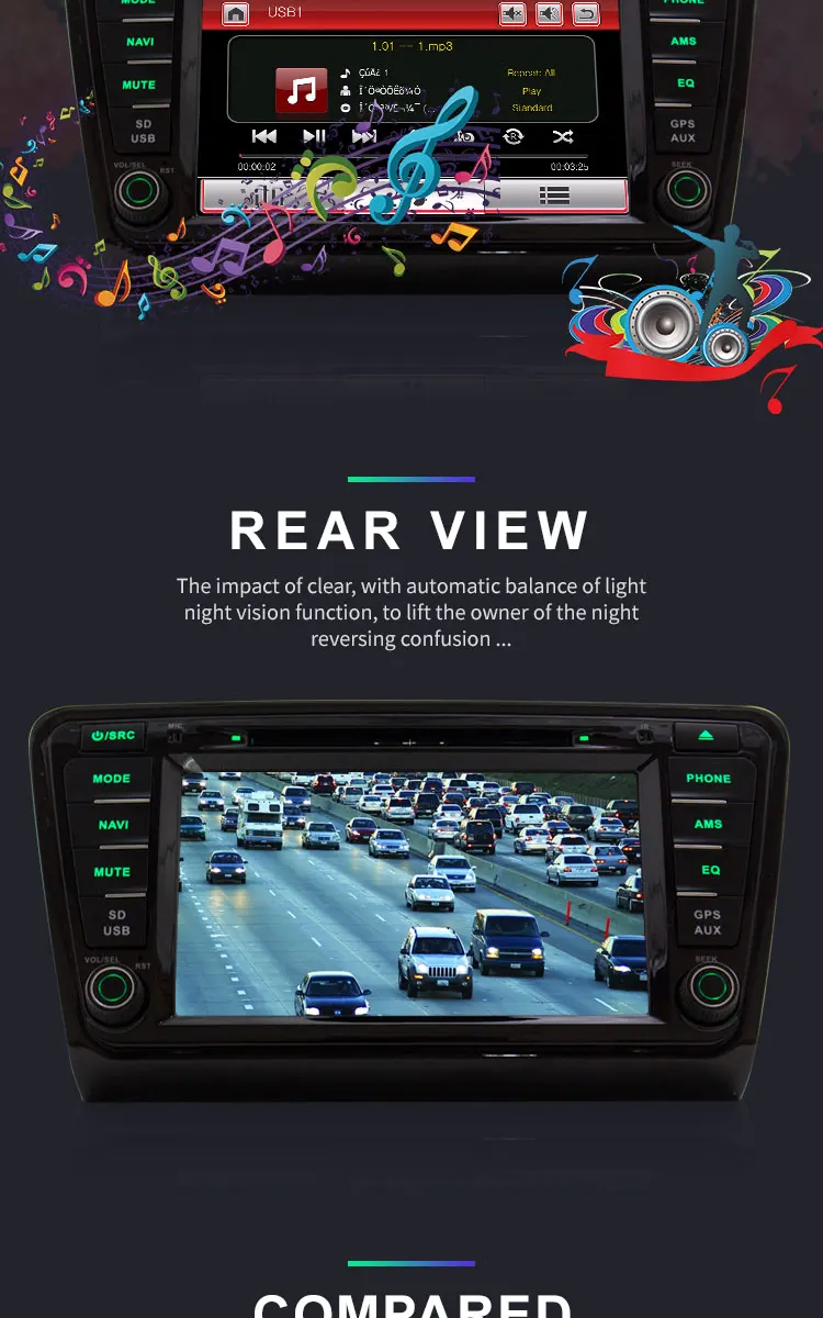 Excellent Besina 1 Din 8 Inch Car DVD Player For VW SKODA OCTAVIA 2013-2017 GPS Navigation Radio Canbus Steering Wheel Cnotrol Autoaudio 7