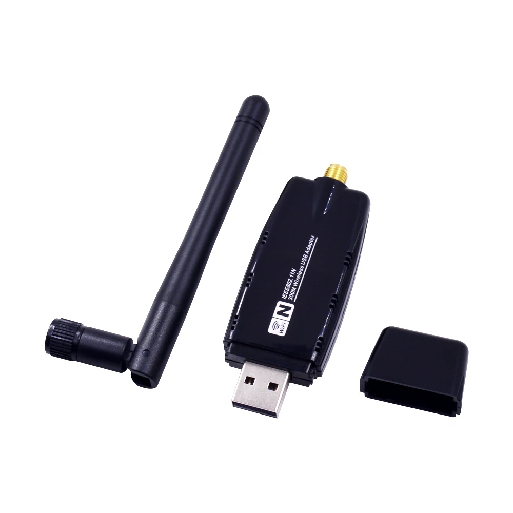 CHIPAL 300 Мбит/с Беспроводной сетевой карты RTL8192 USB WiFi адаптер 802.11n Wi-Fi приемник AP 3dBi антенной для ПК Windows Linux MAC