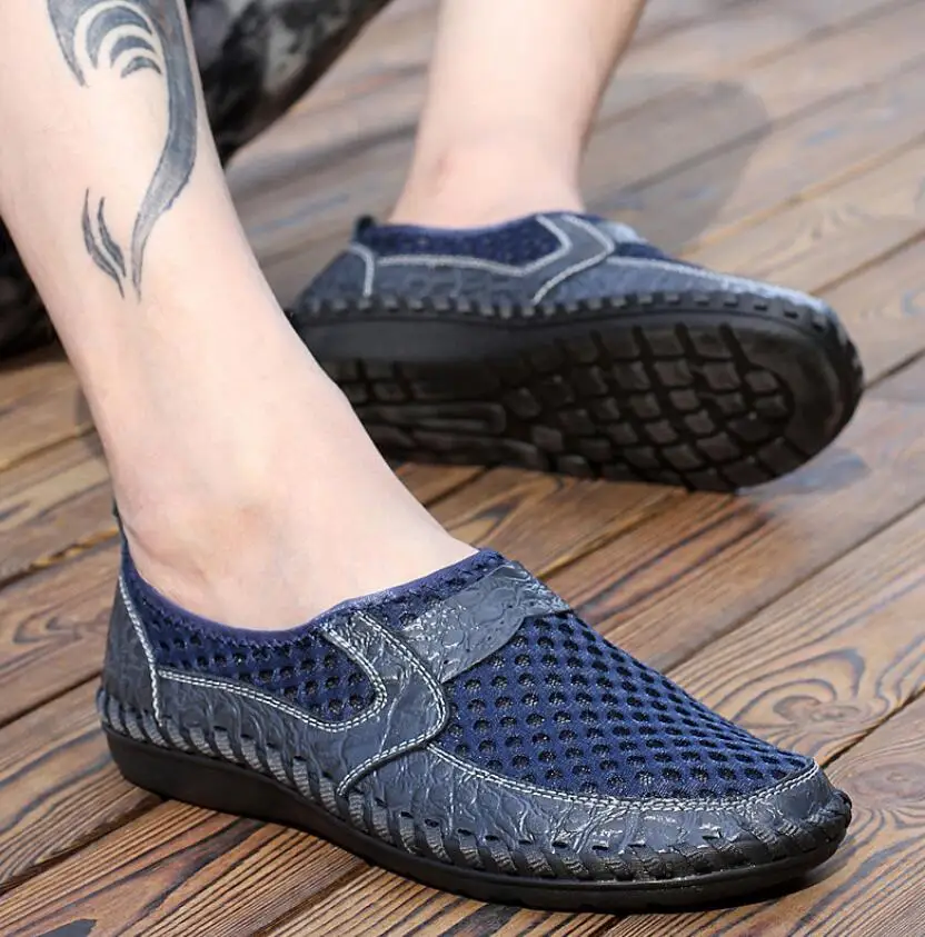 Men gladiator Sandals 2019 Brand Genuine Leather Summer Classic Men'S Sandalias Casual Breathable Handmade Shoes Sandales|Сандалии| |