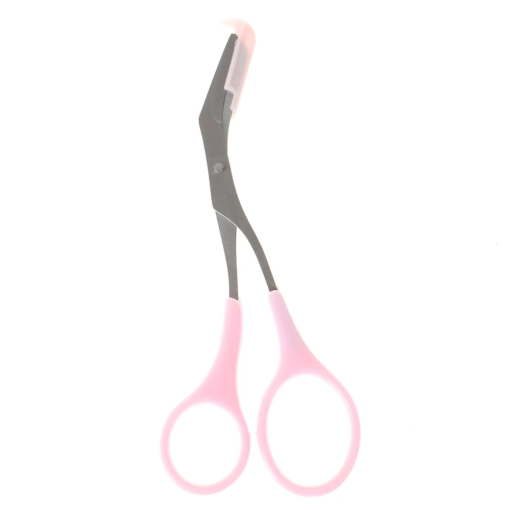 Уход за бровями Женский Триммер для лица розовый триммер для бровей с гребнем ножницы для бровей материал ресницы зажимы