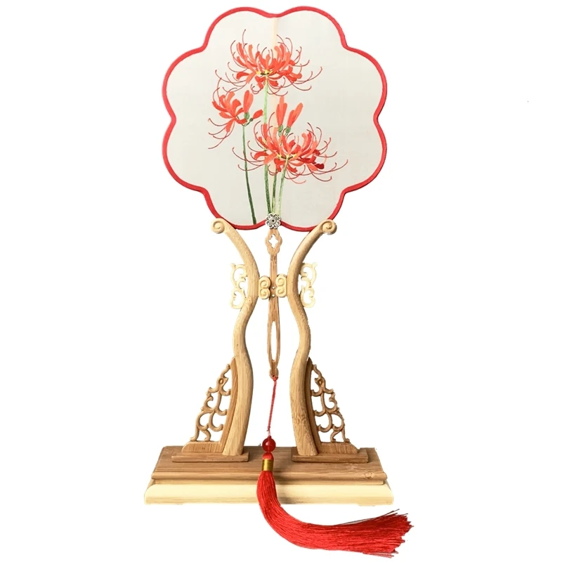 Шелковый веер вышивка танец двухсторонняя вышивка ручные вентиляторы Свадебные сувениры и подарки Китайский стиль винтаж Сучжоу вентилятор