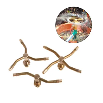 

New 2/3/4 Ways Garden 1/2" Sprinkler Head Rotary Sprayer Brass Watering Irrigation Fountain C42