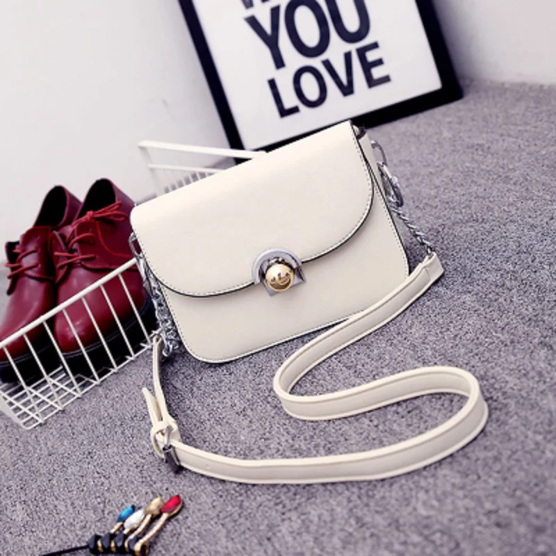 

Small bag 2018 new fashion wild chain small square bag simple shoulder bag fashion Messenger bag