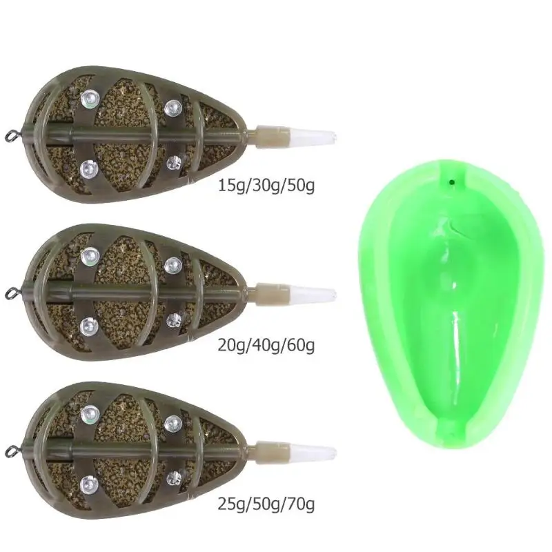 Встроенный метод подачи прессформы приманки Метатель приманка отвес набор Карп Рыболовная Приманка Держатель Инструмент Outddor рыболовные аксессуары