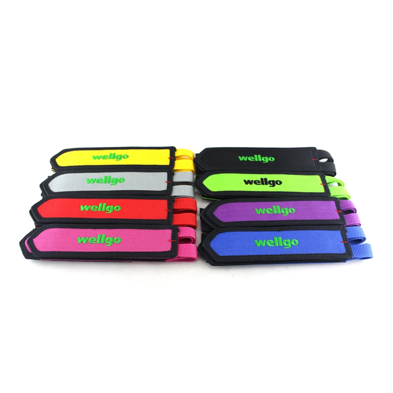 1 pair Wellgo Nylon Bicycle Pedal Straps Toe Clip Strap Belt Mountain Road Bike Pedal Tape Fixed Gear Cycling pedal strap