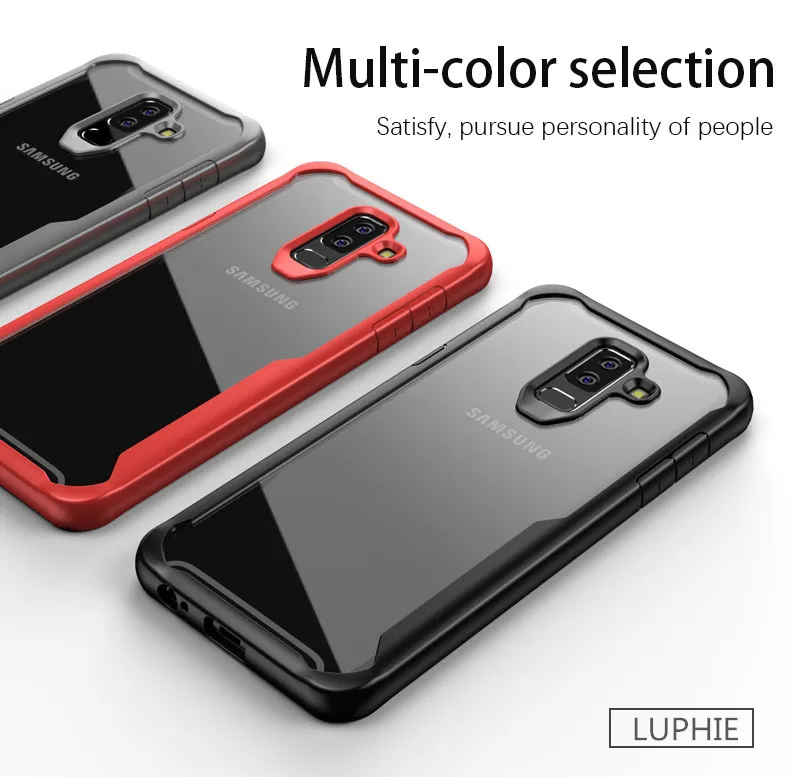 LUPHIE Case for Samsung S9 S8 Plus Note 8 Shockproof Transparent Back Cover Ultra thin Soft TPU Shell(2)