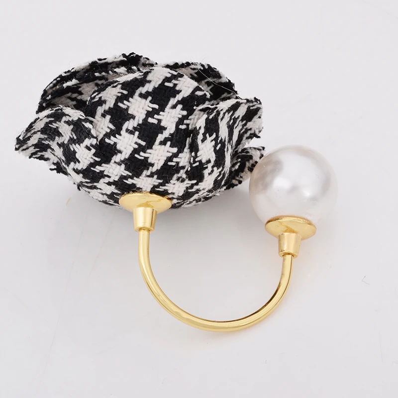 OBN роскошный бренд жемчуг Камелия зажим для шарфа шаль шарфы шарф Пряжка медная металлическая шаль-кольцо зажим женский подарок