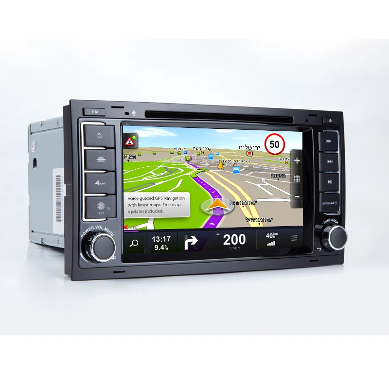 Cheap HIFIF Android 8.0 Two Din 7 Inch Car DVD Player For Touareg/T5 Volkswagen With Dual Channel Canbus 3G/4G Wifi GPS Navigation BT 2