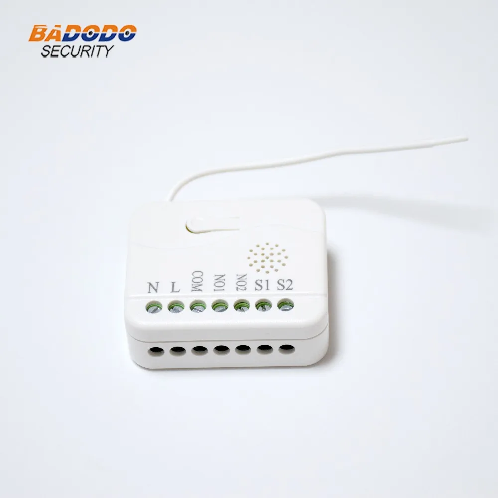 Двойной настенный релейный модуль переключателя Z Wave Plus 2x1 5 кВт TKB Home TZ74 (замена TZ06)