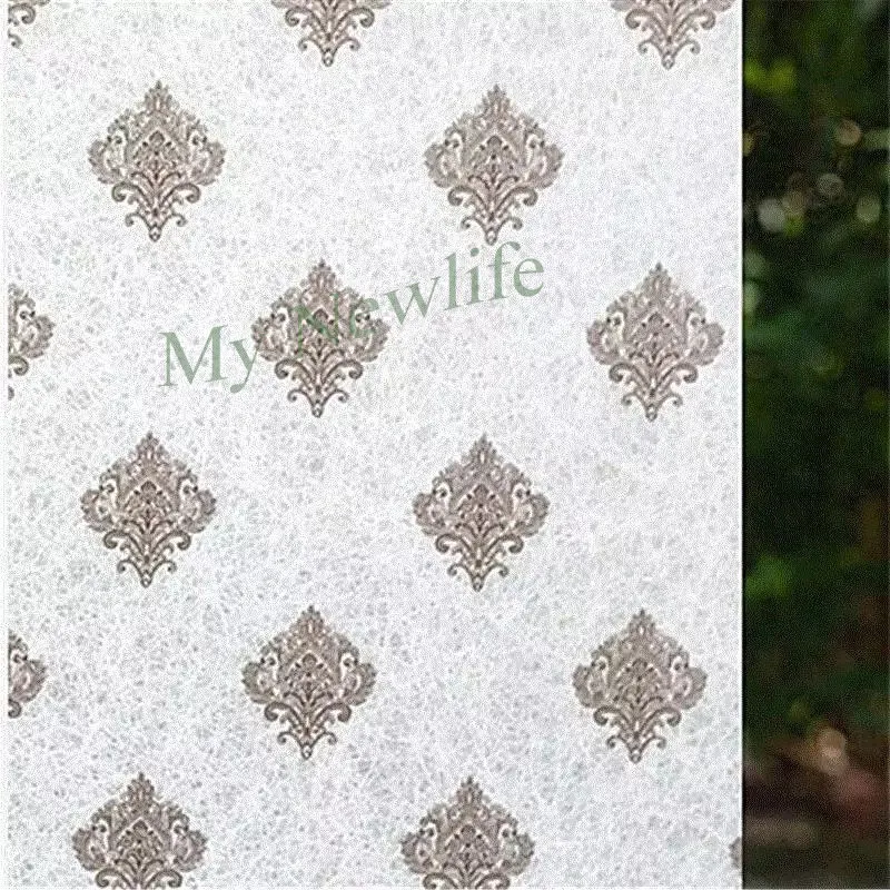 Stained frosted Glass Stickers European style Windows Film PVC self-adhesive Decorative films office home foil decor 45*200cm | Дом и сад