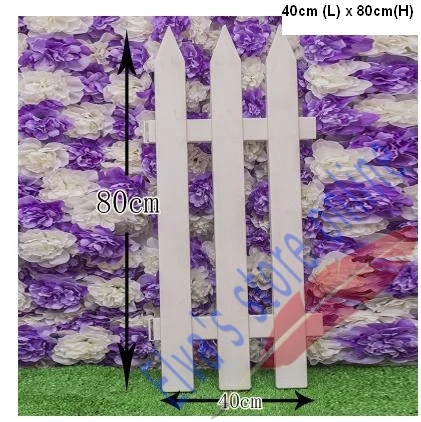 40 см x 80 см Пластик заборы белый перила заборы Европейский стиль Страна вставить землю для сада Двор Декор легко собранные
