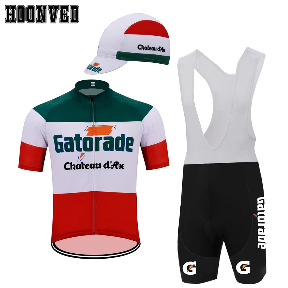 

The 2019 New team Man No. 51 Gatorade Retro cycling Jersey Short sleeves suit Mtb classic Bike Jersey Bib Shorts 9D Gel Pad