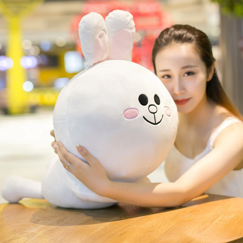 

30/45 cm Soft Hottest Korean Bear Rabbit Duck Plush Toy Plump Bear Toy Doll For Kids Birthday Gift or Shop Home Decoration