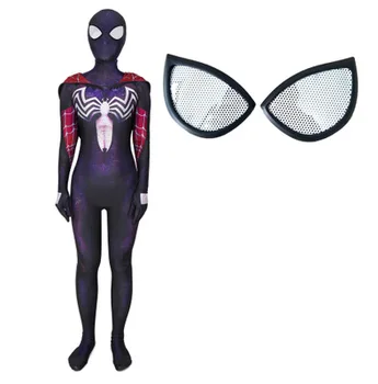 

Purple Carnage Venom Spider Man Scarlet blood Gwen Stacy Cosplay Costume Spiderman Zentai Superhero Bodysuit Suit full outfit