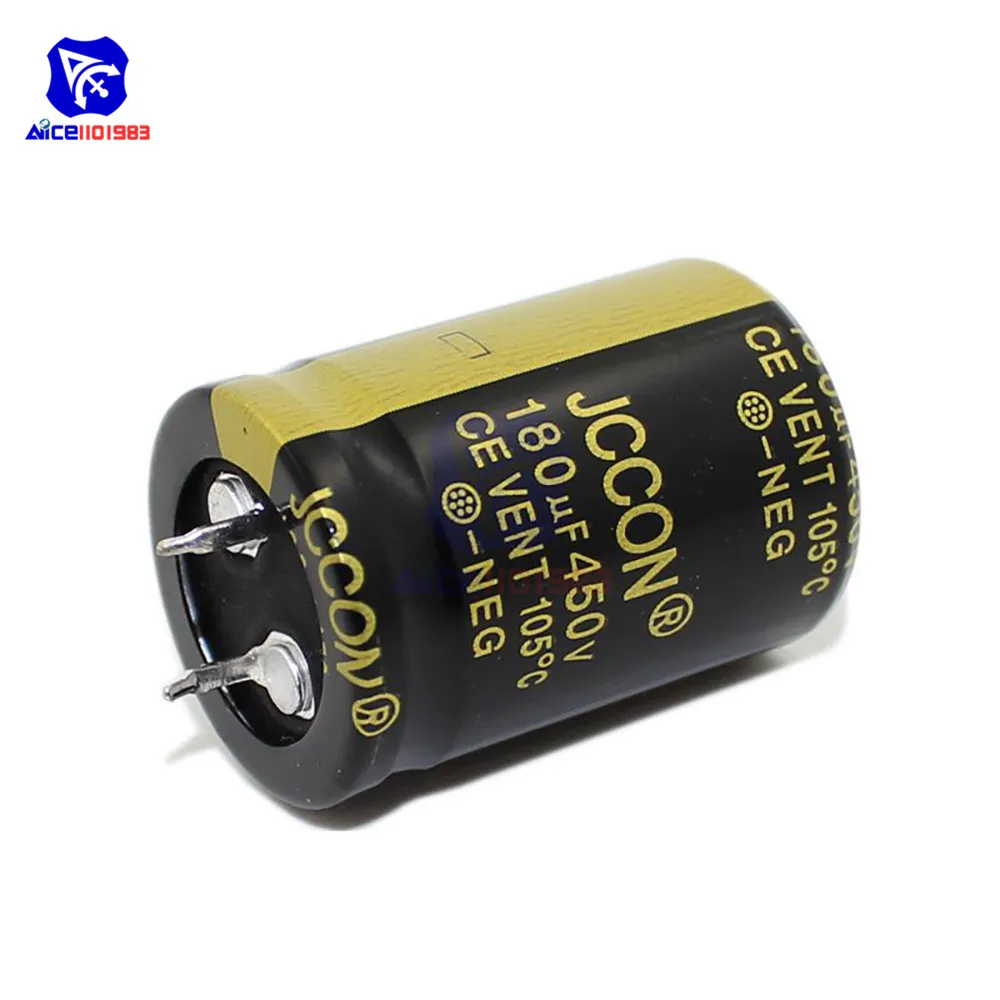 5PCS Electrolytic Capacitors 450V 220UF 105℃ Radial 25 x 35mm