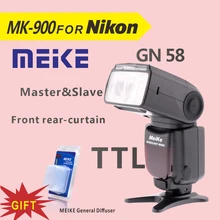 Meke meike mk 900 ttl de la cámara speedlite de destello para nikon SB 900 D7100 D7000 D5100 D5000 D5200 D800 D600 D90 D80 + Difusor